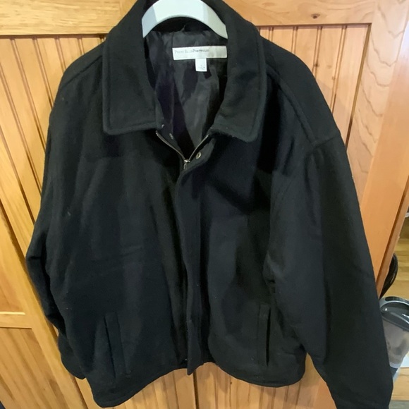 Perry Ellis Other - Perry Ellis Men's Black Wool Jacket